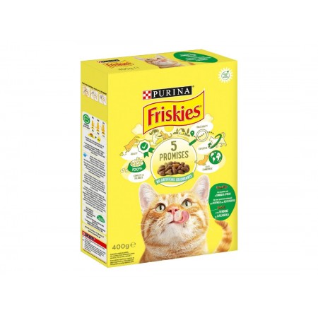 FRISKIES ΚΟΥΤΙ ΓΑΤΑ ΚΟΥΝΕΛΙ ΚΟΤΟΠ & ΛΑΧΑΝΙΚΑ. 400gr