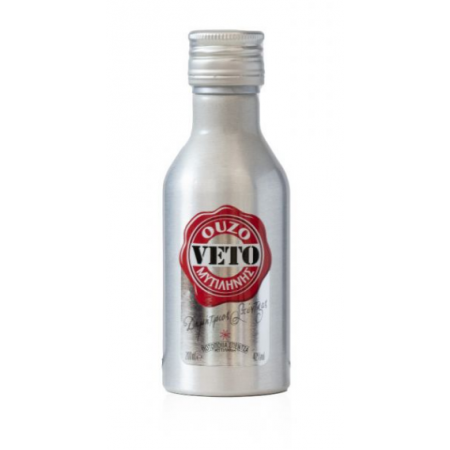 ΟΥΖΟ VETO 200ml METAL