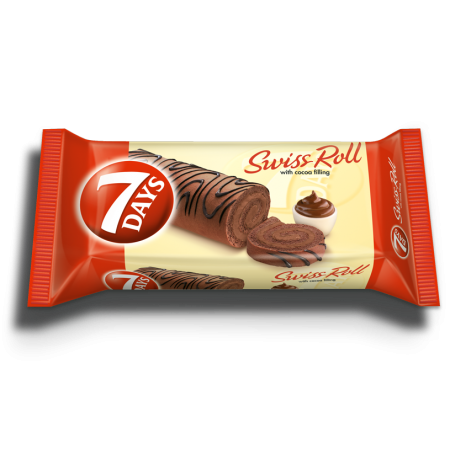 7DAYS SWISS ROLLS COCOA GLAZED ΚΑΚΑΟ 200gr