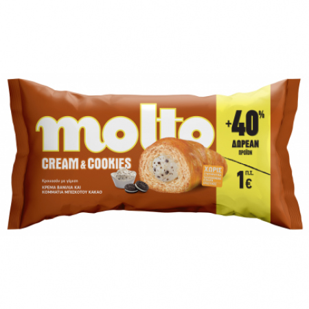 MOLTO PRALINE CREAM & COOKIES 98gr