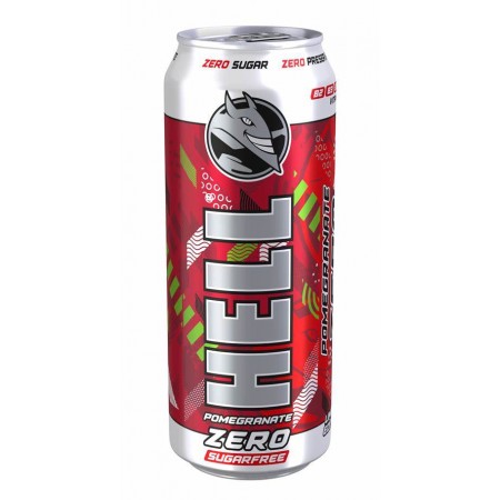 ENERGY DRINK HELL POMEGRANATE ZERO 500ML