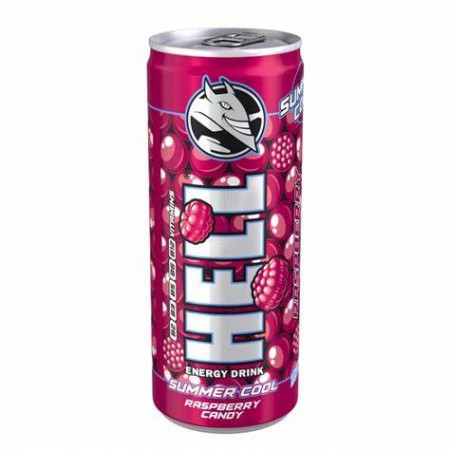 ENERGY DRINK HELL RASPBERRY CANDY 250ml