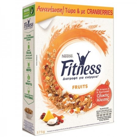 FITNESS ΔΗΜΗΤΡΙΑΚΑ ΟΛΙΚΗΣ FRUITS 375γρ