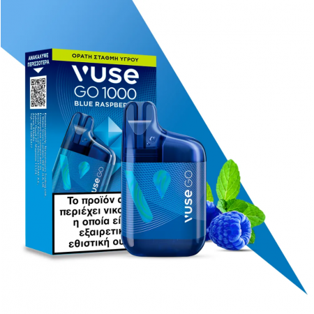  VUSE GO #1000 BOX BLUE RASPBERRY 20MG