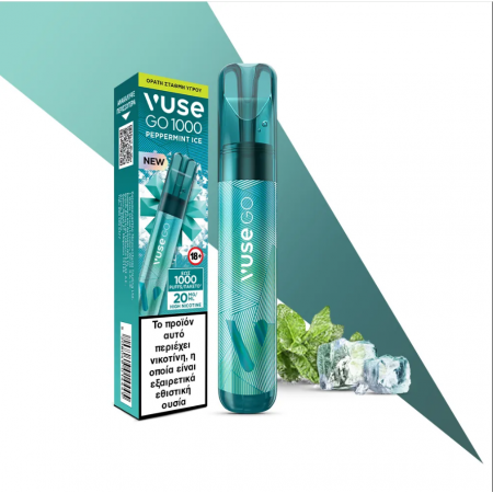 VUSE GO #1000 PEPPERMINT ICE 20MG