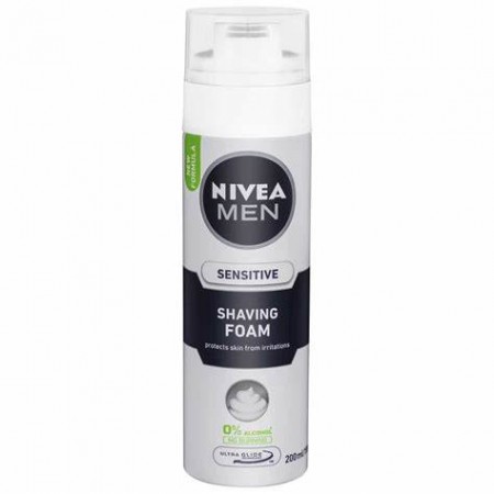 NIVEA MEN ΑΦΡΟΣ ΞΥΡΙΣΜΑΤΟΣ SENSITIVE 200ml*