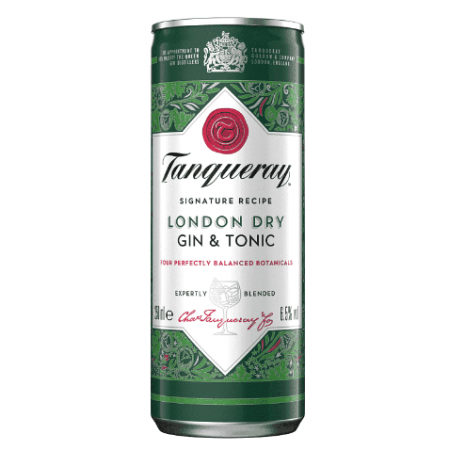 TANQUERAY LONDON DRY GIN & TONIC 250ML