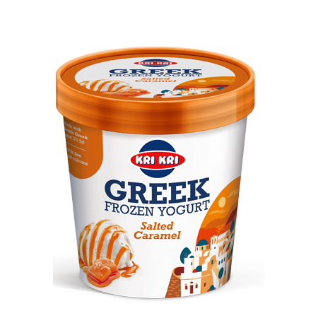 FROZEN YOGURT ΚΥΠΕΛΟ SALTED CARAMEL 450ML