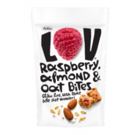 PELLITO LOV RASPBERRY ALMOND AND OAT BITES 70GR