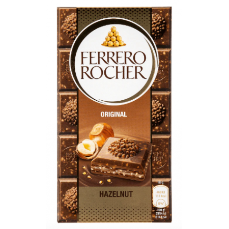 FERRERO ROCHER BAR HAZELNUT 90GR