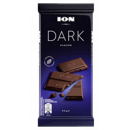 ΣΟΚΟΛΑΤΑ ΙΟΝ DARK ΚΛΑΣΙΚΗ 90gr