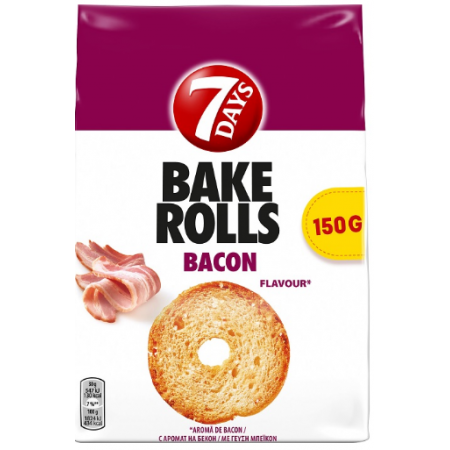 7DAYS BAKE ROLLS BACON 150gr