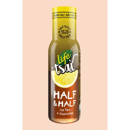 LIFE TSAI HALF&HALF ICE TEA+ΛΕΜΟΝΑΔΑ X.Z. 500ml