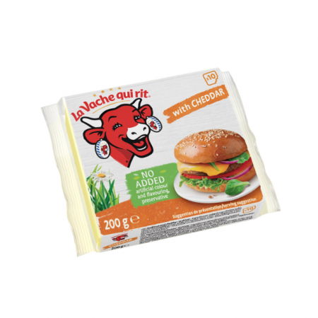 LA VACHE Q.R.CHEDDAR  10 ΤΕΜΑΧΙΩΝ 200gr