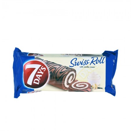 7DAYS SWISS ROLLS Βανίλια 200ΓΡ