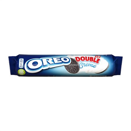 Oreo Μπισκότα Γεμιστά Με Διπλή Κρέμα Βανίλια 185gr